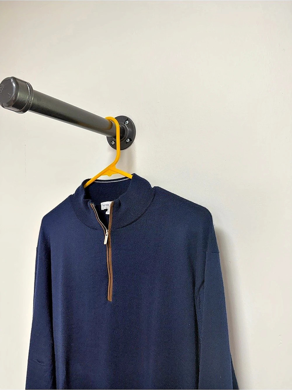 Peter Millar Men’s Navy Quarter Zip Sweater Pullover XL